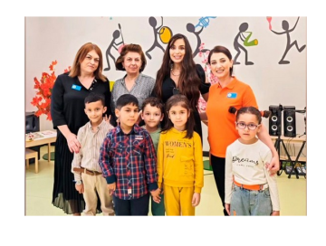 Лейла Алиева посетила Центр раннего вмешательства «Здоровое будущее детей» (Фото)