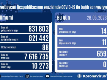 COVID-19 в Азербайджане: выявлено 14 новых случаев