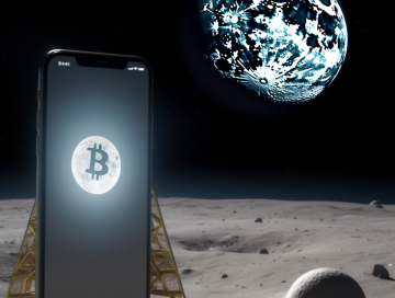 На Луну отправили ключ от кошелька с 62 биткойнами