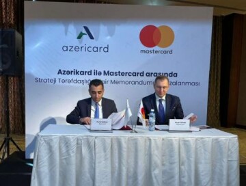 MasterCard и AzeriCard подписали меморандум о стратегическом партнёрстве