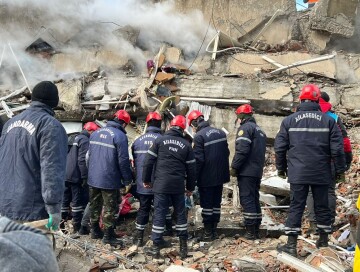 Сотрудники МЧС Азербайджана спасли из-под завалов в Турции 11 человек (Фото-Видео)