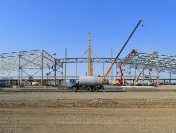 Как идут работы по строительству аэропорта в Лачине?