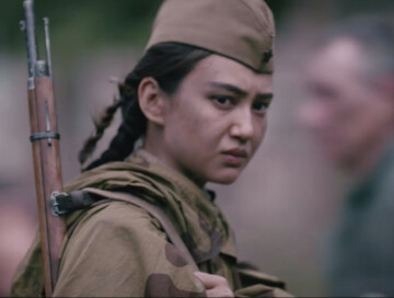 В Ташкенте состоялась премьера фильма о снайпере-азербайджанке «Узбечка» (Фото)