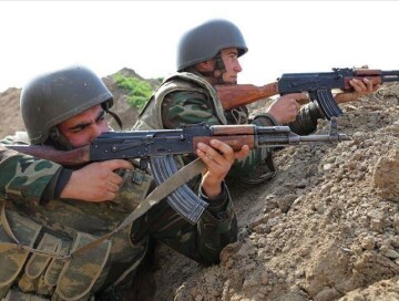 За сутки позиции Азербайджанской армии подвергались обстрелу несколько раз