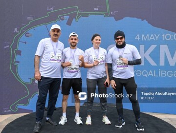 Сотрудники Global Media Group приняли участие в "Бакинском марафоне - 2025"