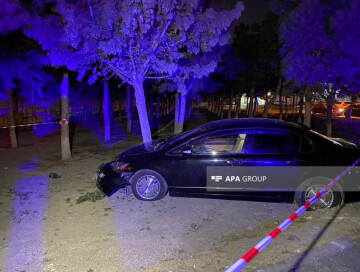 В Баку водитель умер за рулем, пострадали 6 человек (Фото)