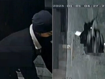 В новогоднюю ночь неизвестный ограбил в Баку магазин телефонов (Видео)