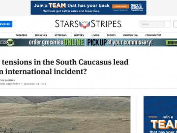 Stars and Stripes: «Приведет ли напряженность на Южном Кавказе к международному инциденту?»